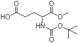 N-tert-Butoxycarbonyl-D-glutamic acid 1-methyl ester molecular structure (CAS 55227-00-4)