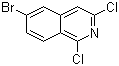 6-溴-1,3-二氯异喹啉分子结构 (CAS 552331-05-2)