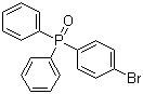 (4-溴苯基)二苯基膦氧化物分子结构 (CAS 5525-40-6)