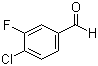 4-氯-3-氟苯甲醛分子结构 (CAS 5527-95-7)