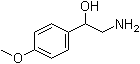 2-Amino-1-(4-methoxyphenyl)ethanol molecular structure (CAS 55275-61-1)