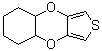 4a,5,6,7,8,8a-六氢噻吩并[3,4-b][1,4]苯并二恶英分子结构 (CAS 552857-01-9)