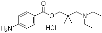 盐酸拉罗卡因分子结构 (CAS 553-63-9)