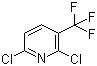 2,6-二氯-3-(三氟甲基)吡啶分子结构 (CAS 55304-75-1)