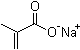 structure of CAS# 5536-61-8, Sodium methacrylate;Methacrylic acid sodium salt