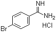 4-溴苄脒盐酸盐分子结构 (CAS 55368-42-8)
