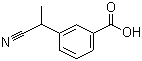 m-(1-Cyanoethyl)benzoic acid molecular structure (CAS 5537-71-3)