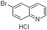 6-溴喹啉盐酸盐分子结构 (CAS 55377-26-9)