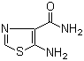 5-氨基-4-噻唑甲酰胺分子结构 (CAS 5539-46-8)