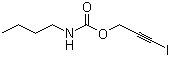 丁基氨基甲酸碘代丙炔酯分子结构 (CAS 55406-53-6)
