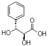 (-)-(2S,3R)-苯基甘油酸分子结构 (CAS 55449-79-1)