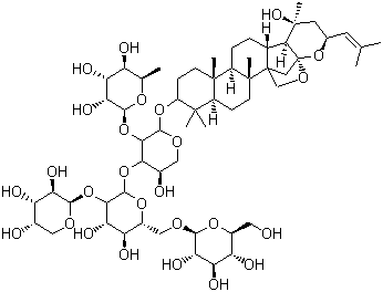 酸枣仁皂苷 A分子结构 (CAS 55466-04-1)