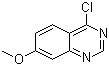 4-氯-7-甲氧基喹唑啉分子结构 (CAS 55496-52-1)