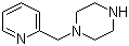 1-[(2-吡啶基)甲基]哌嗪分子结构 (CAS 55579-01-6)