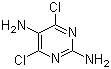2,5-二氨基-4,6-二氯嘧啶分子结构 (CAS 55583-59-0)