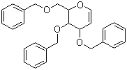 3,4,6-Tri-O-benzyl-D-glucal molecular structure (CAS 55628-54-1)