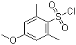 4-甲氧基-2,6-二甲基苯磺酰氯分子结构 (CAS 55661-08-0)