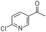 2-氯-5-乙酰基吡啶分子结构 (CAS 55676-22-7)