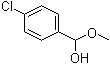 4-氯-alpha-甲氧基苯甲醇分子结构 (CAS 55685-75-1)