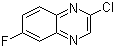 2-氯-6-氟喹喔啉分子结构 (CAS 55687-33-7)