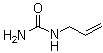 烯丙基脲分子结构 (CAS 557-11-9)