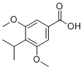3,5-二甲氧基-4-(丙烷-2-基)苯甲酸分子结构 (CAS 55703-81-6)