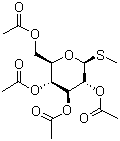 甲基 2,3,4,6-O-四乙酰基-beta-D-硫代吡喃半乳糖苷分子结构 (CAS 55722-48-0)