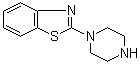 2-(哌嗪-1-基)苯并噻唑分子结构 (CAS 55745-83-0)