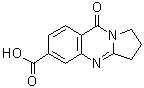 结构式 CAS# 55762-24-8, 1,2,3,9-四氢-9-氧代吡咯并[2,1-b]喹唑啉-6-羧酸