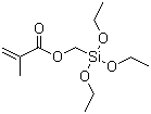 甲基丙烯酰氧基甲基三乙氧基硅烷分子结构 (CAS 5577-72-0)