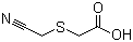 2-(Cyanomethylthio)acetic acid molecular structure (CAS 55817-29-3)