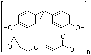 环氧丙烯酸酯 UV 树脂分子结构 (CAS 55818-57-0)