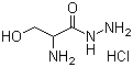 DL-丝氨酸酰肼盐酸盐分子结构 (CAS 55819-71-1)