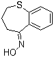 3,4-二氢-1-苯并硫杂卓-5(2H)-酮肟分子结构 (CAS 5583-39-1)