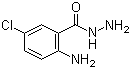 2-氨基-5-氯苯甲酰肼分子结构 (CAS 5584-15-6)