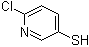6-氯-3-吡啶硫醇分子结构 (CAS 558466-12-9)