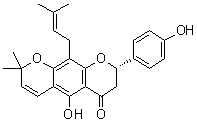 Lupinifolin分子结构 (CAS 55890-27-2)