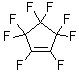 1,2,3,3,4,4,5,5-八氟环戊烯分子结构 (CAS 559-40-0)