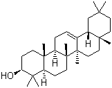 beta-香树精分子结构 (CAS 559-70-6)
