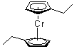 1,1'-二乙基二茂铬分子结构 (CAS 55940-03-9)