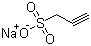炔丙基磺酸钠分子结构 (CAS 55947-46-1)