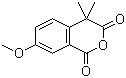 7-甲氧基-4,4-二甲基-1,3-异苯并吡喃二酮分子结构 (CAS 55974-25-9)