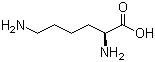 L-赖氨酸分子结构 (CAS 56-87-1)