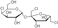 三氯蔗糖分子结构 (CAS 56038-13-2)