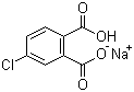 4-Chlorophthalic acid monosodium salt molecular structure (CAS 56047-23-5)