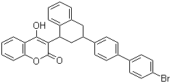 溴鼠灵分子结构 (CAS 56073-10-0)