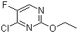 4-氯-2-乙氧基-5-氟嘧啶分子结构 (CAS 56076-20-1)