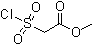 (甲氧羰基)甲烷磺酰氯分子结构 (CAS 56146-83-9)