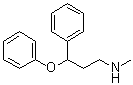 N-甲基-gamma-苯氧基苯丙胺分子结构 (CAS 56161-70-7)