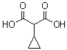 环丙基丙二酸分子结构 (CAS 5617-88-9)